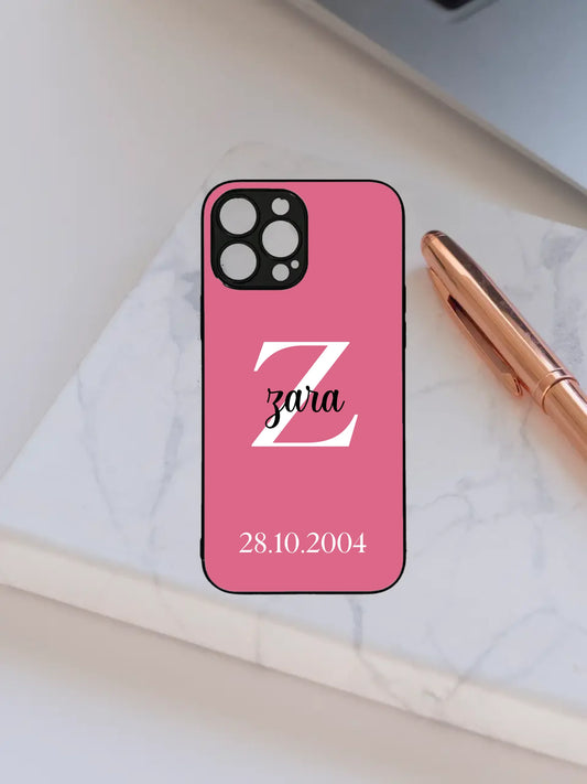 Buchstabe + Name + Datum